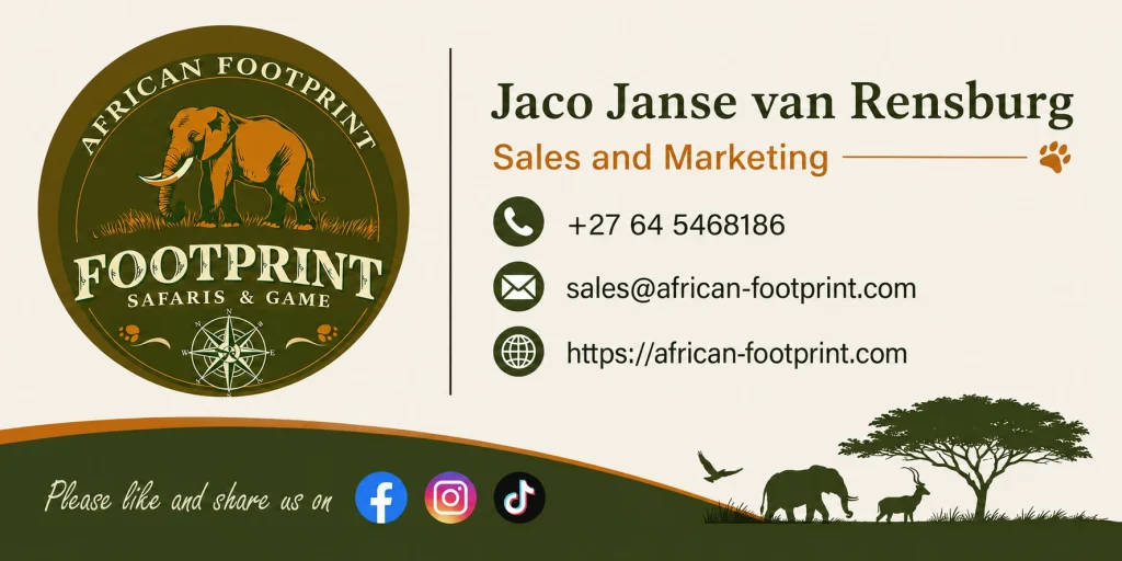 Professional email signature for African Footprint Email Sig